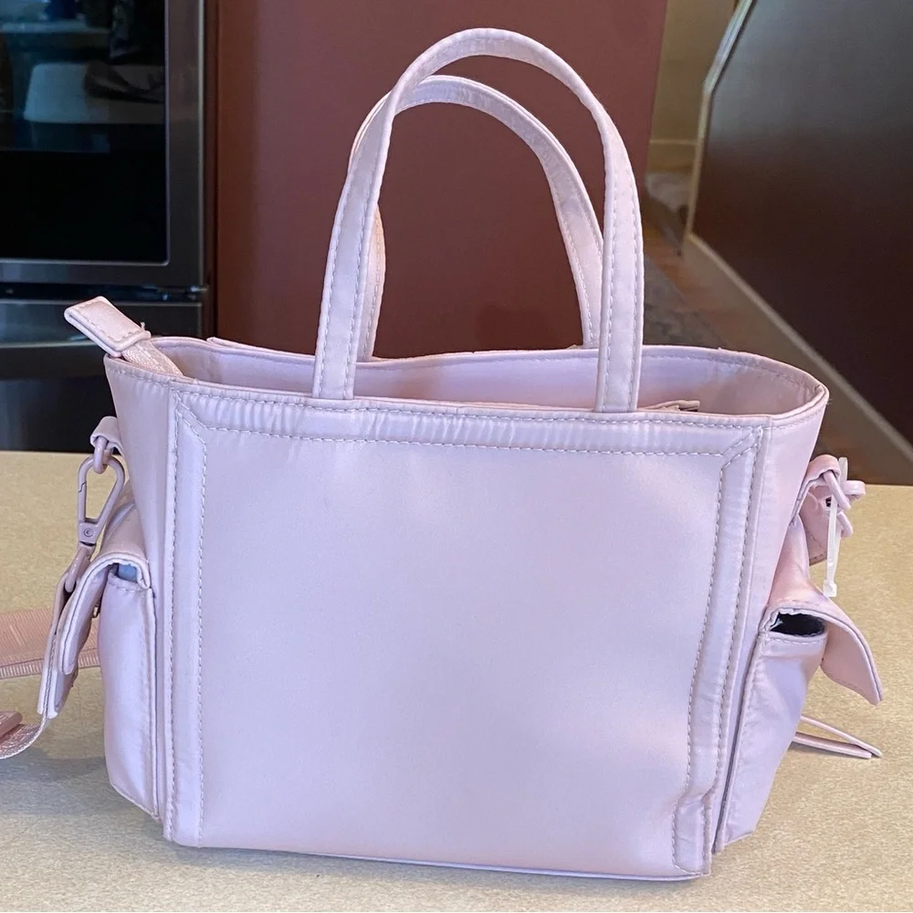 MADDEN GIRL Mauve Mini Tote w/Adjustable Guitar Strap, NWT